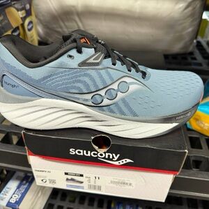 Saucony Light Blue and Black Men’s Running Shoe